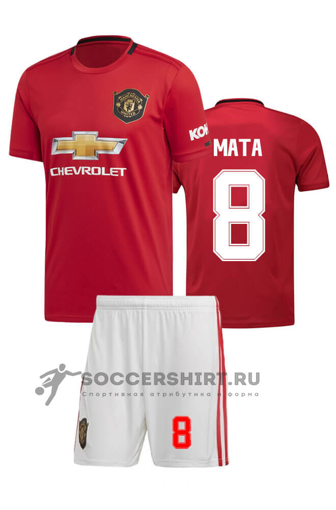 Купить Манчестер Юнайтед форма взрослая 2019-20 дом. MATA ...